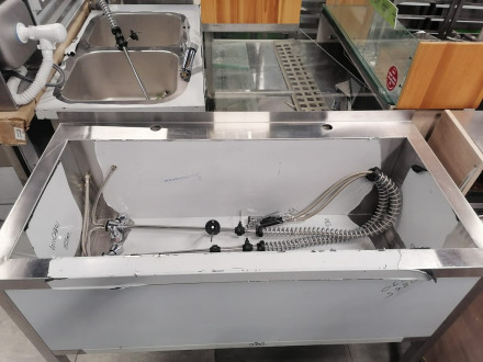 Ванна котломоечная HICOLD Н1МКС-14/7 с душируюшим устройством Ванна котломоечная HICOLD Н1МКС-14/7 с душируюшим устройством