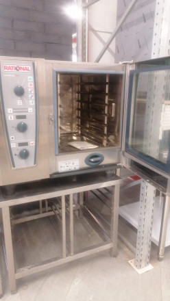 Пароконвектомат Rational Combi Master Plus 61 с подставкой Пароконвектомат Rational Combi Master Plus 61 с подставкой